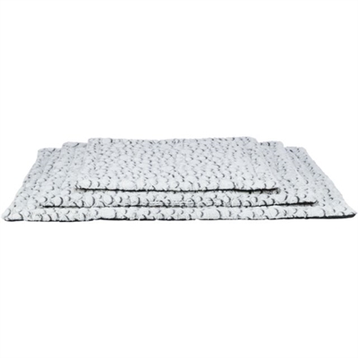 Trixie honden ligmat mila pluche wit / grijs - Afbeelding 4