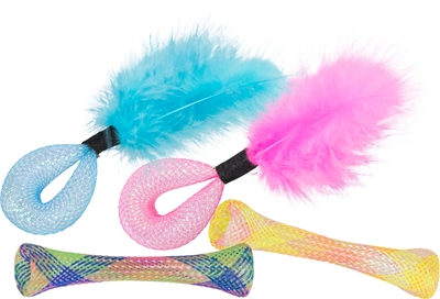 Trixie set tubes met ratel 4st assorti - Afbeelding 2