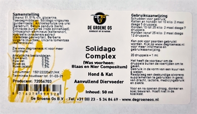 De groene os solidago complex hond / kat - Afbeelding 2