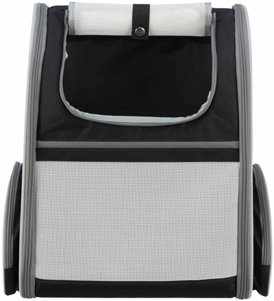 Trixie hondentas rugtas chloe lichtgrijs / zwart - Afbeelding 5