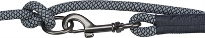Trixie soft rope hondenriem verstelbaar zwart / grijs - Afbeelding 4