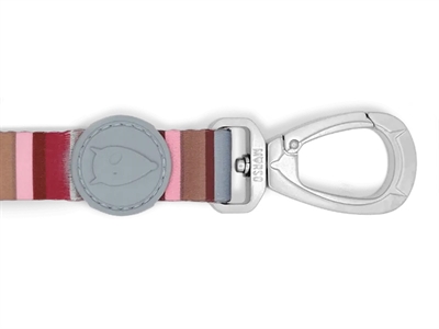 Morso hondenriem gerecycled skyline rood / roze - Afbeelding 2