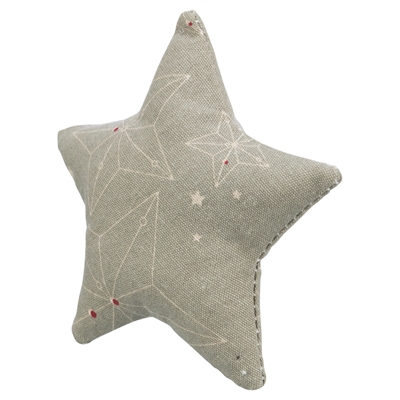 Trixie xmas speelkussen ster met catnip katoen beige - Afbeelding 2
