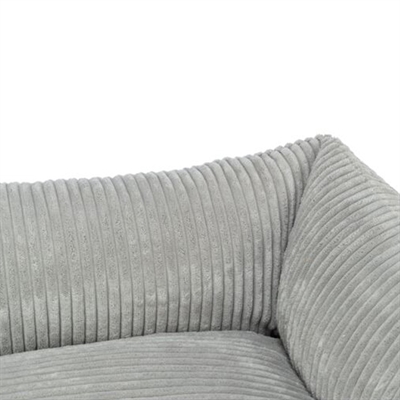 Trixie hondenmand vital jonna ribfluweel grijs - Afbeelding 3