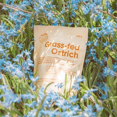 Buddy semi-moist snack ostrich with blackberries - Afbeelding 2