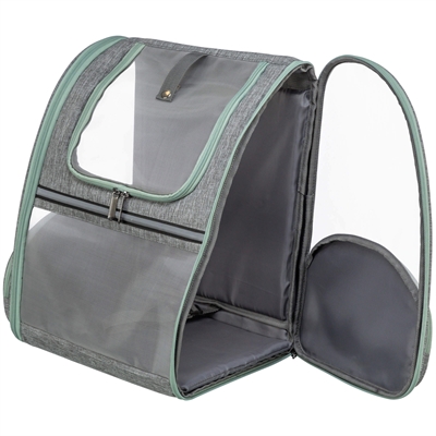 Trixie hondentas rugtas chloe lichtgrijs - Afbeelding 4