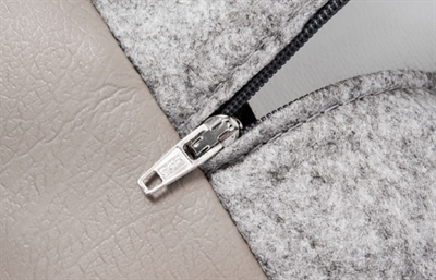 Bia bed kunstleer hoes hondenmand taupe - Afbeelding 3