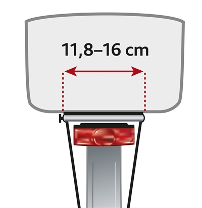 Trixie fietsmand bagage drager breed zwart - Afbeelding 8