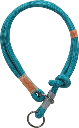 Trixie halsband hond be nordic halfslip petrol / lichtgrijs - Afbeelding 2