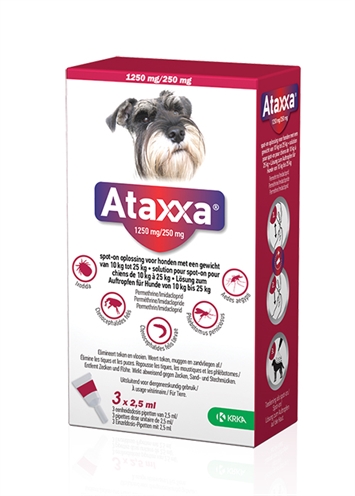 Krka ataxxa spot on hond