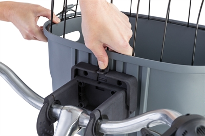 Trixie stuur-fietsmand kunststof grijs - Afbeelding 11