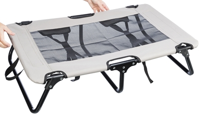 Trixie stretcher hondenligbed grijs / zwart - Afbeelding 2