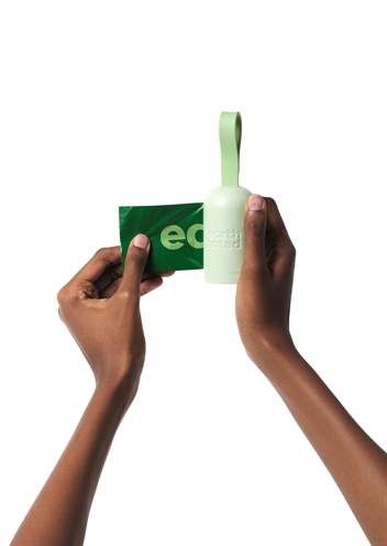 Earth rated poepzakhouder geurloos met 15 poepzakjes gerecycled - Afbeelding 6