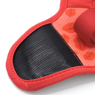 Morso hondentuig body mesh gerecycled lipstick roze - Afbeelding 4