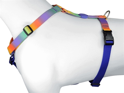 Morso hondentuig h-tuig gerecycled spring blossom - Afbeelding 3