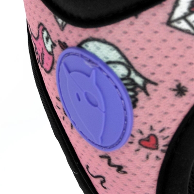 Morso hondentuig body mesh gerecycled sweet tweet roze - Afbeelding 2