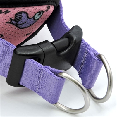 Morso hondentuig body mesh gerecycled sweet tweet roze - Afbeelding 5