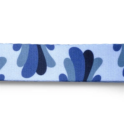 Morso hondenriem gerecycled splash blauw - Afbeelding 4