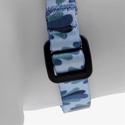 Morso mini hondentuig verstelbaar gerecycled splash blauw - Afbeelding 7