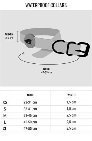 Morso halsband hond waterproof gerecycled black zwart - Afbeelding 6