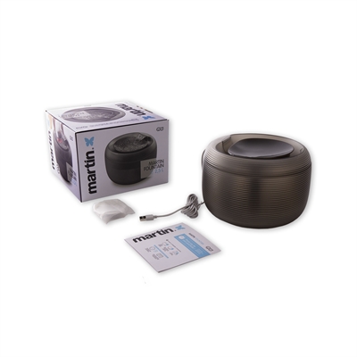 Martin drinkfontein voor kat en kleine hond zwart - Afbeelding 3