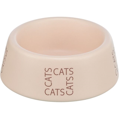 Trixie voerbak / drinkbak kat cats keramiek roze - Afbeelding 2