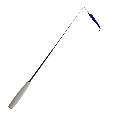 Easypets uitschuifbare kattenhengel worm paars - Afbeelding 2