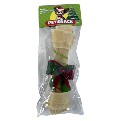 Petsnack xmas bot geknoopt naturel - Afbeelding 2