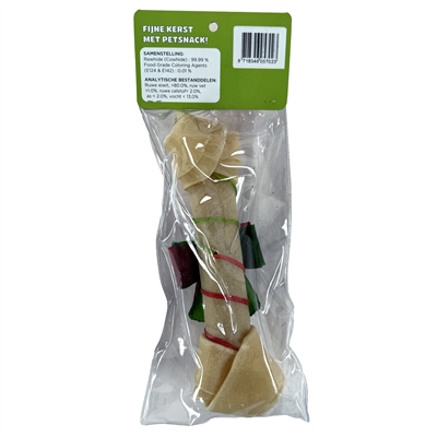 Petsnack xmas bot geknoopt naturel - Afbeelding 3