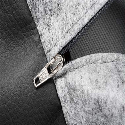 Bia bed kunstleer hoes hondenmand zwart - Afbeelding 2