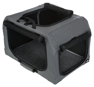Trixie soft kennel easy reisbench grijs - Afbeelding 2