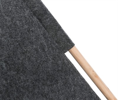 Trixie kattenmand tipi vilt antraciet - Afbeelding 3