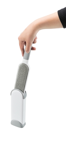 Trixie harenpluizenborstel met reinigingsstation wit / grijs - Afbeelding 6