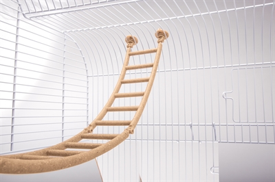 Imac vogelkooi fiona deluxe taupe / wit - Afbeelding 2