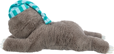 Trixie pluche luiaard grijs met heartbeat voor puppy - Afbeelding 4