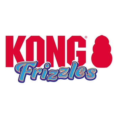 Kong frizzle frazzle met piep en kreukelgeluid verstevigd - Afbeelding 4