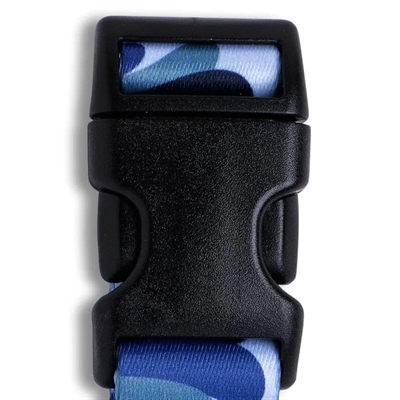 Morso halsband hond gerecycled splash blauw - Afbeelding 5