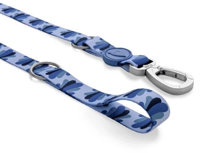Morso hondenriem verstelbaar gerecycled splash blauw - Afbeelding 3