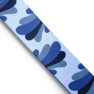 Morso hondenriem verstelbaar gerecycled splash blauw - Afbeelding 4