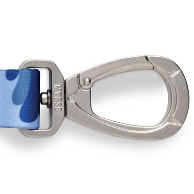 Morso hondenriem verstelbaar gerecycled splash blauw - Afbeelding 6