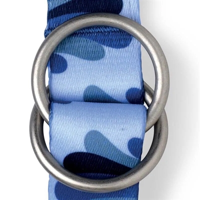 Morso hondenriem verstelbaar gerecycled splash blauw - Afbeelding 7