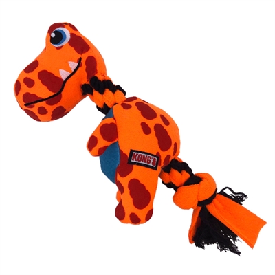 Kong signature dynos fleece met piep assorti - Afbeelding 2