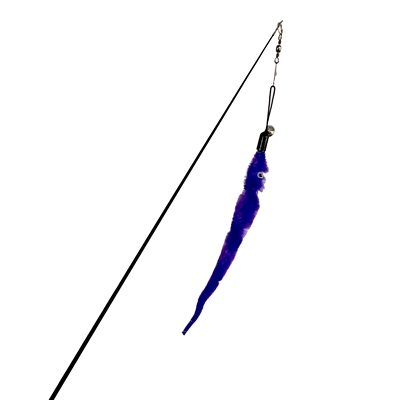 Easypets uitschuifbare kattenhengel worm paars - Afbeelding 3