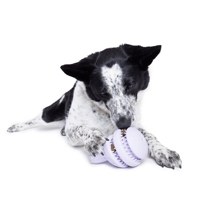 Bark hippie hopper konijn pluche met rubber oren blauw / paars - Afbeelding 3