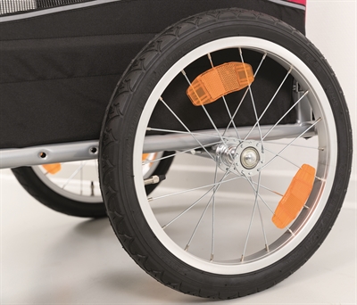 Trixie hondenfietskar zwart / rood - Afbeelding 5