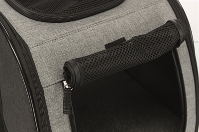 Trixie reismand trolley zwart / lichtgrijs - Afbeelding 6