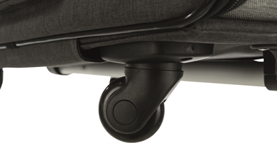 Trixie reismand trolley zwart / lichtgrijs - Afbeelding 7