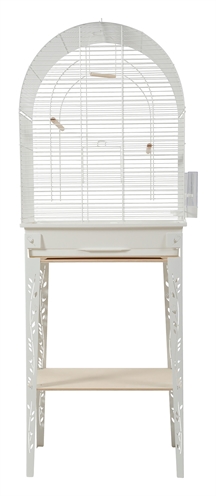 Zolux vogelkooi patio met standaard wit - Afbeelding 2