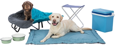 Trixie voerbak drinkbak emaille / rvs groen - Afbeelding 5