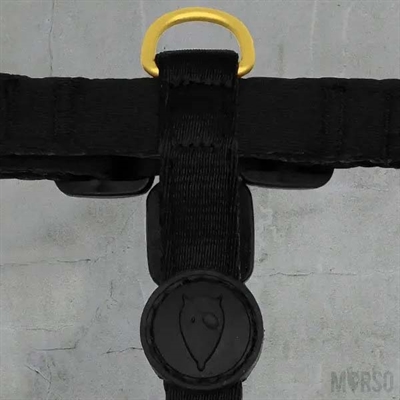 Morso hondentuig h-tuig gerecycled gold caviar goud - Afbeelding 5